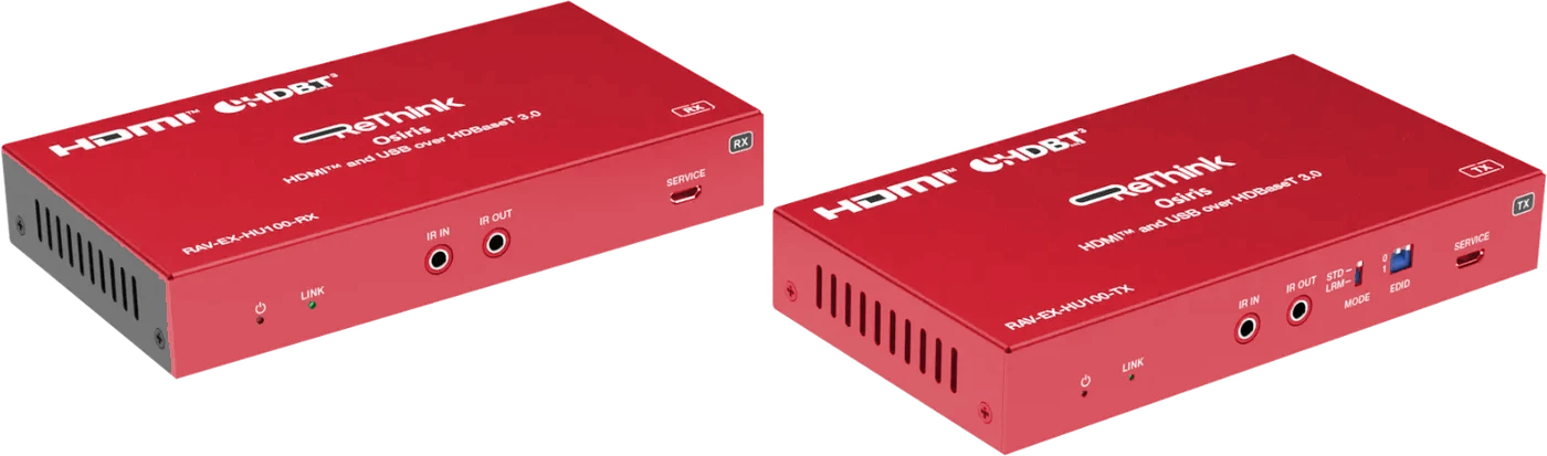 RAV-EX-HU100-Tx/Rx — HDMI and USB extender kit over HDBaseT 3.0