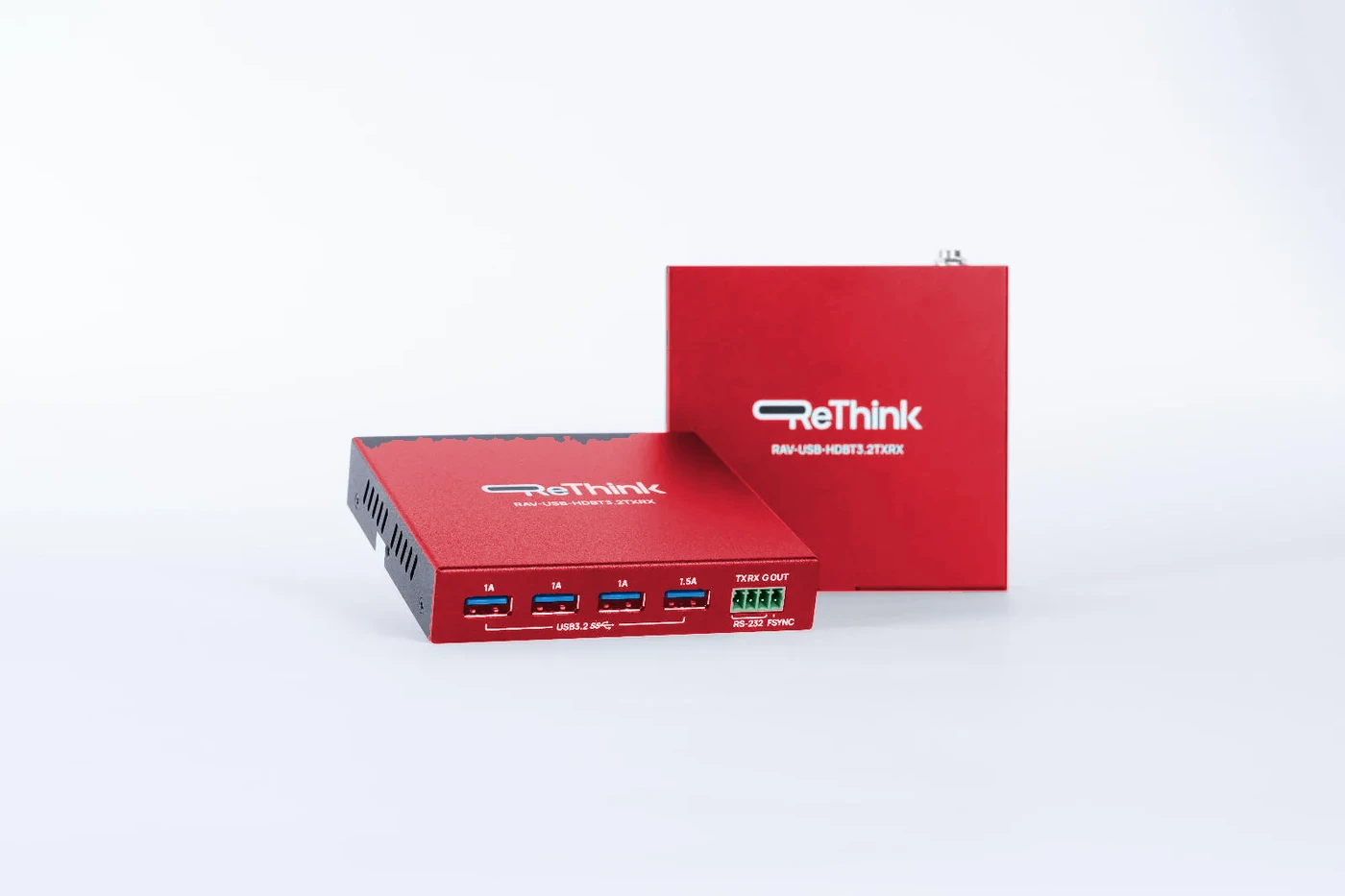 RAV-EX-UA100-Tx/Rx — USB 3.2 extender kit with four USB-A ports