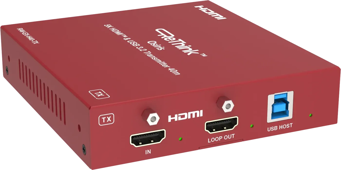 RAV-EX-H40-Tx — 5K HDMI and USB 3.2 transmitter