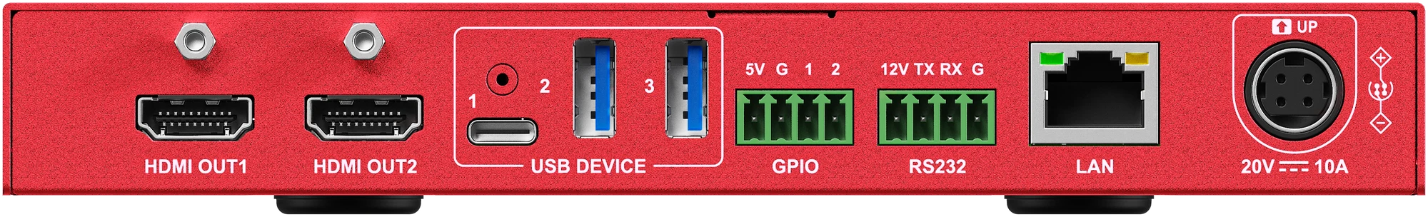 RAV-SW-2x2CU-MST-E rear panel
