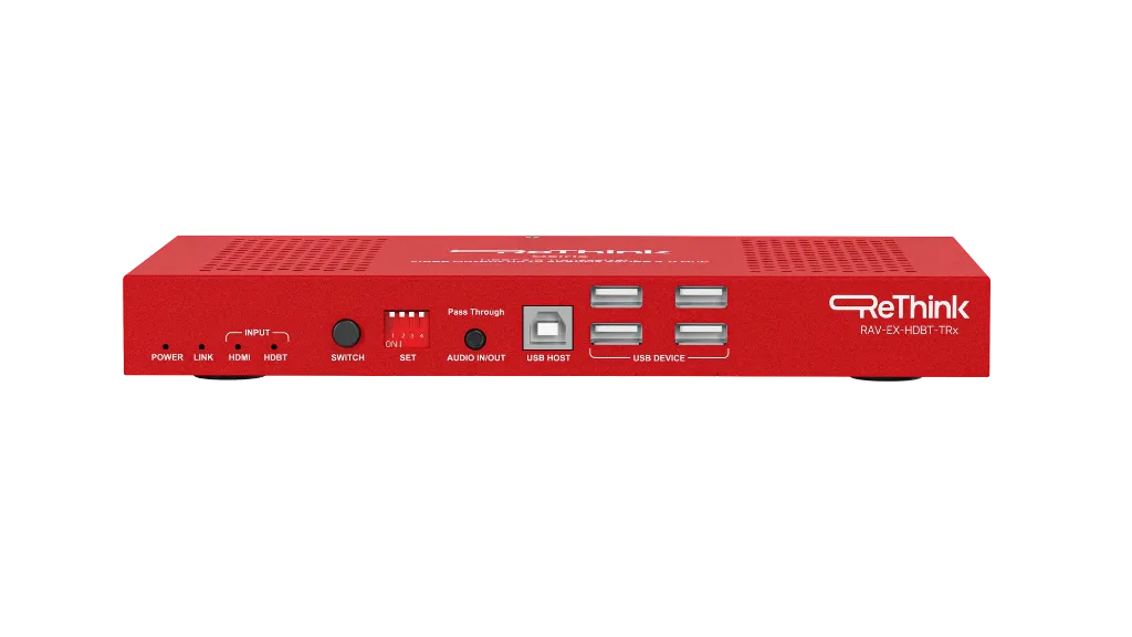 RAV-EX-HDBT-TR - Front Top Angle (Red).webp